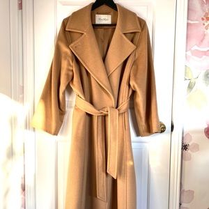 MaxMara Manuela Icon Coat Camel Size 16